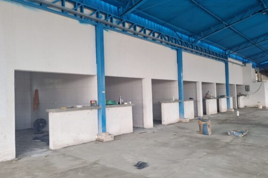 Obras da Feira do Produtor seguem em fase final, no município de Campo Novo - News Rondônia