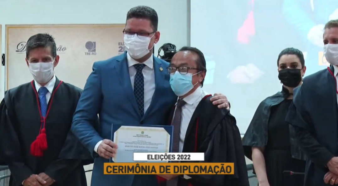 Diplomado ao segundo mandato, Marcos Rocha pede apoio aos eleitos para uma corrente em prol da governabilidade - News Rondônia