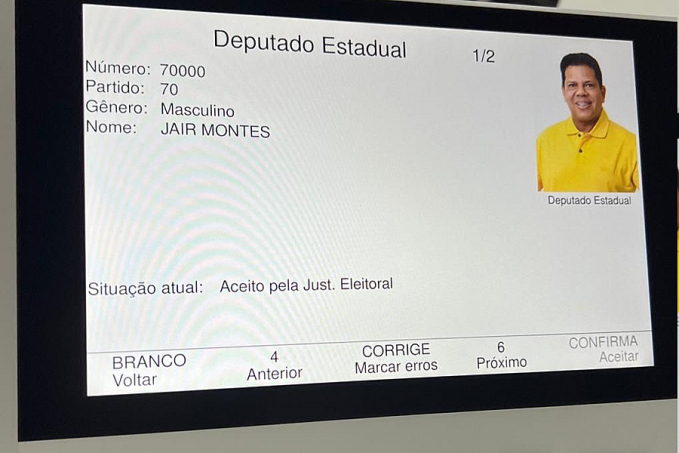 Deputado Jair Montes tem seus dados validados nas urnas nesta terça-feira 13 pelo TRE - News Rondônia