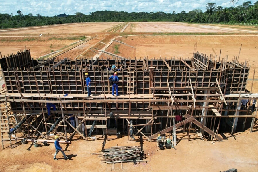 Obras da Estação de Tratamento de Esgoto avançam para a segunda etapa de execução, em Jaru - News Rondônia