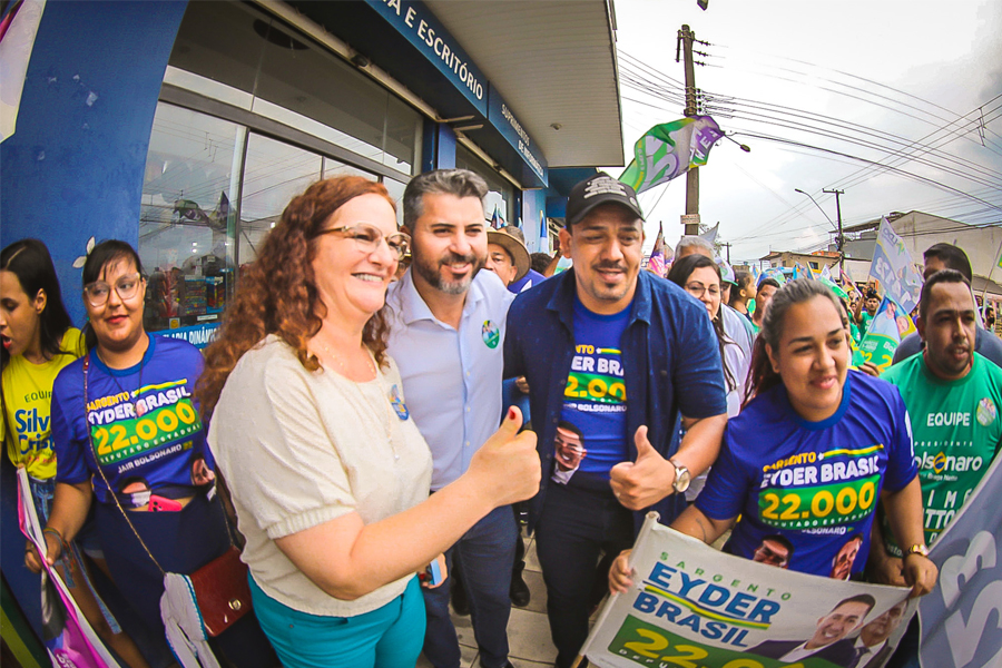 Marcos Rogério arrasta multidão em caminhada na zona Sul de Porto Velho - News Rondônia