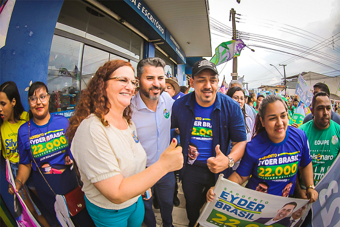Marcos Rogério arrasta multidão em caminhada na zona Sul de Porto Velho - News Rondônia
