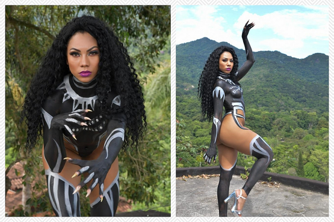 Musa da Mangueira Layza Rebeca se inspira no tema de Pantera Negra em ensaio de carnaval - News Rondônia