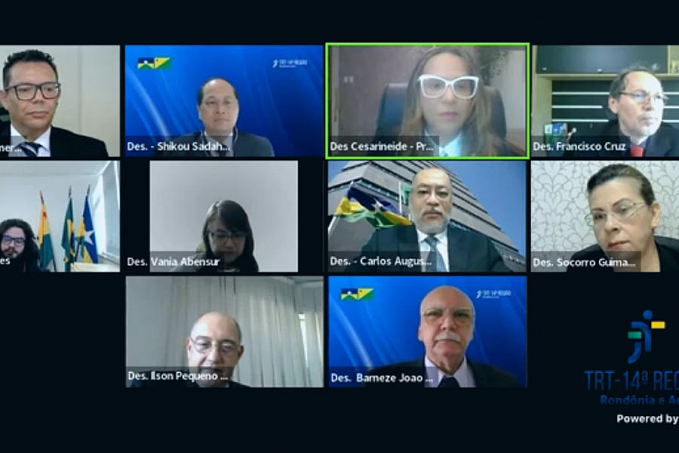Pleno do TRT-14 (RO/AC) elege os dirigentes para o biênio 2023/2024 - News Rondônia