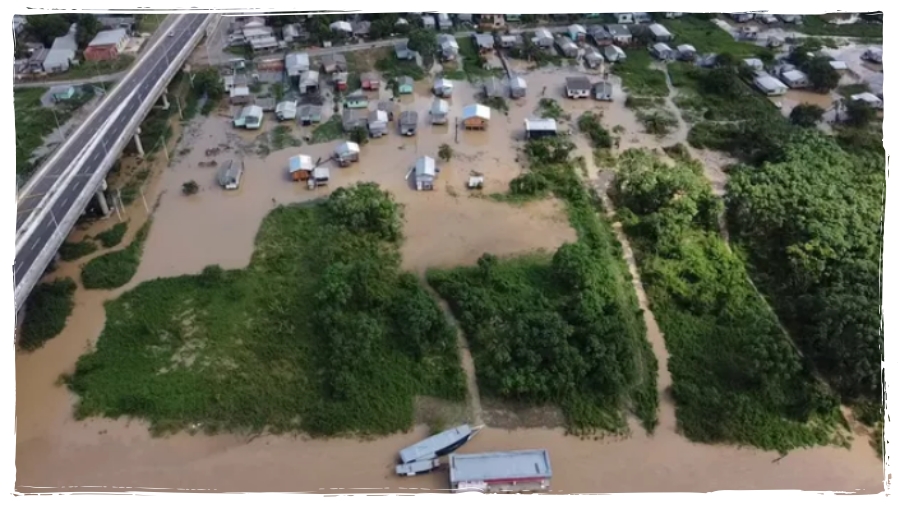 Rio Juruá sobe muito e expulsa 700 pessoas de suas casas no Acre - News Rondônia