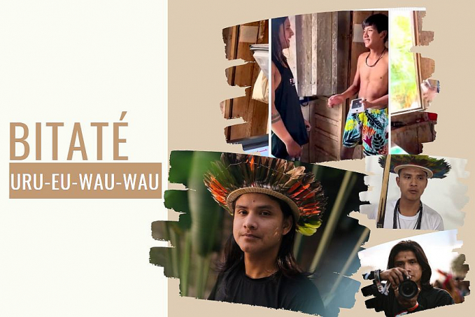 Astro de 'O Território', Bitaté Uru-eu-Wau-Wau posta vídeo fazendo surpresa para o irmão - News Rondônia