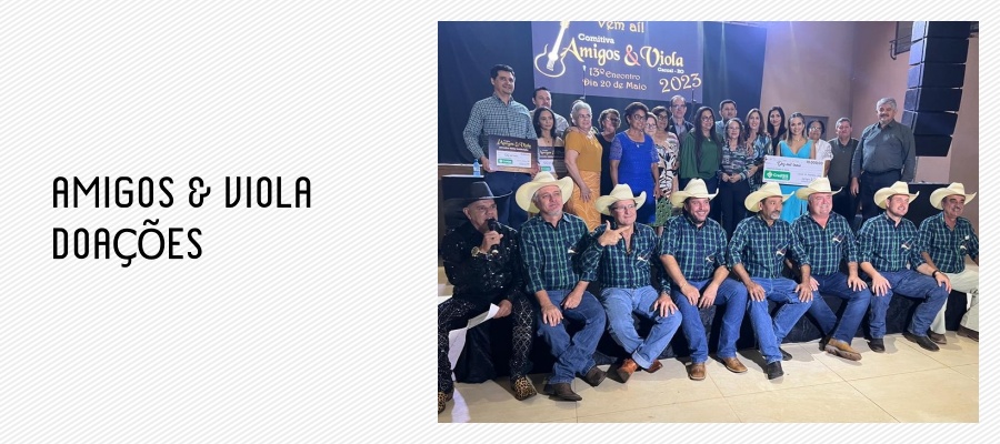 Coluna social Marisa Linhares: Amigos & viola - doações - News Rondônia