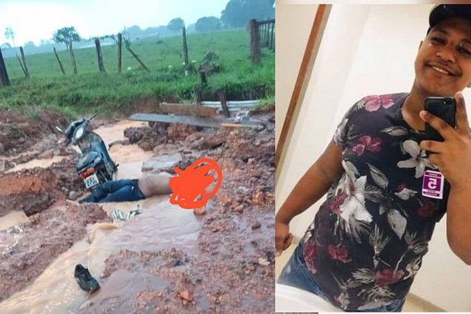 Rapaz de 22 anos encontrado morto caído em poça dágua é identificado; pai diz que ele se preparava para trabalhar em Cacoal - News Rondônia
