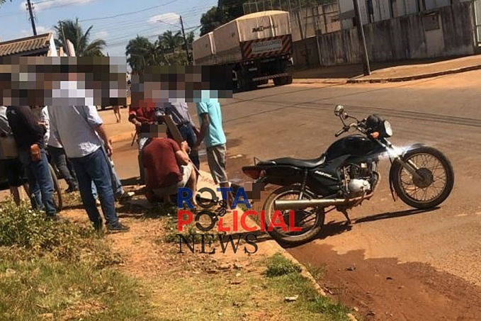 Moradores flagram acidente com vítima ferida no bairro Bela Vista - News Rondônia
