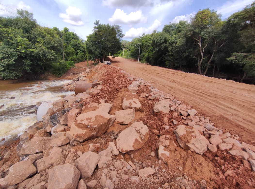 Com obra finalizada, estrada de Santo Antônio volta a ser reaberta ao tráfego - News Rondônia