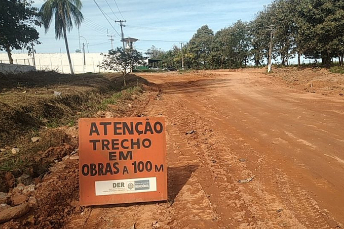 DER recupera Estrada do Nazaré para pavimentação do acesso ao presídio de Ji-Paraná - News Rondônia