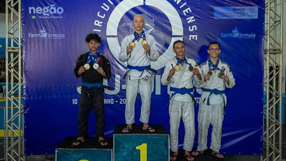 Yarley Luan Leandro Santos leva duas medalhas no campeonato estadual de Jiu-Jitsu em Ji-Paraná - News Rondônia