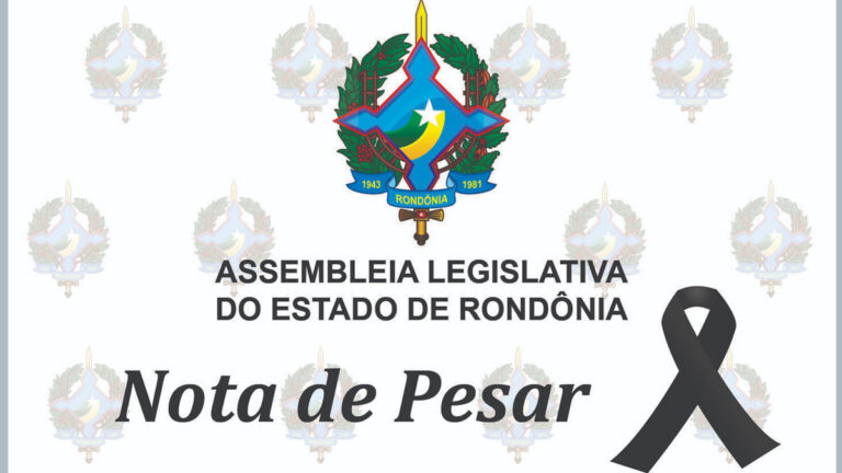 Nota de pesar pela morte do pai do deputado Luís do Hospital - News Rondônia