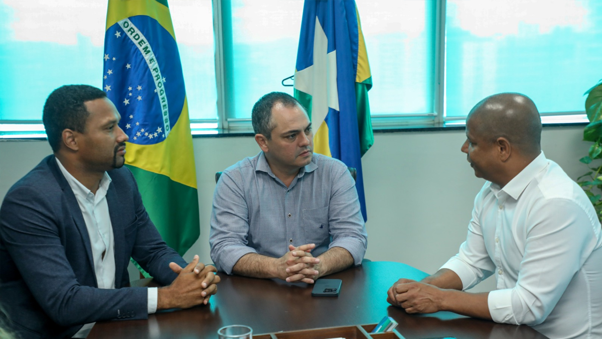 Ex-jogador Marcelinho Carioca promove visita à sede do Governo de Rondônia, em Porto Velho - News Rondônia