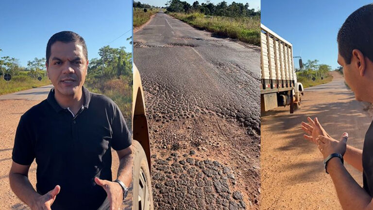 Deputado Cássio Gois solicita recuperação imediata da RO 492 para garantir escoamento de calcário na região - News Rondônia