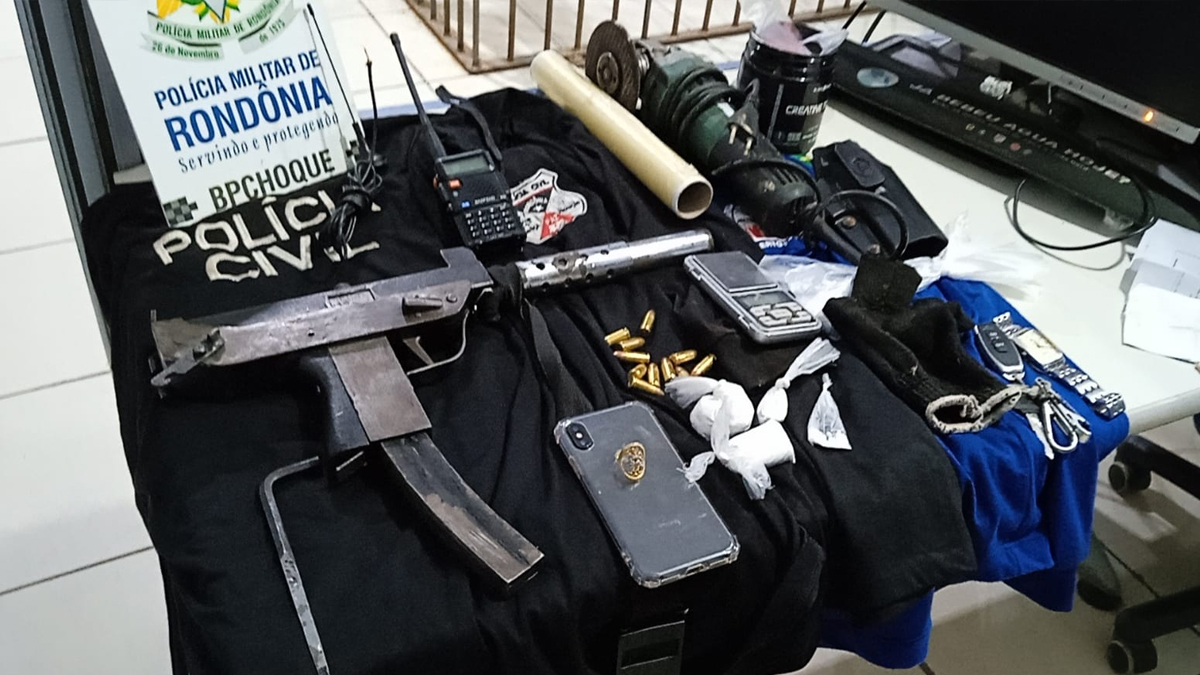 BPChoque prende dupla com submetralhadora e drogas na zona norte - News Rondônia