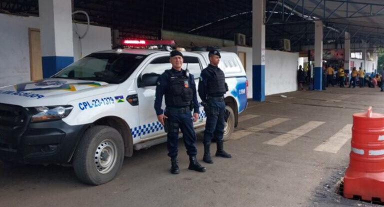 Policiamento e videomonitoramento reforçam a segurança na área do Terminal Rodoviário Provisório, em Porto Velho - News Rondônia
