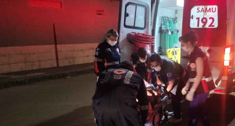 URGENTE: Acidente entre motos deixa dois feridos em cruzamento no bairro Aponiã - News Rondônia