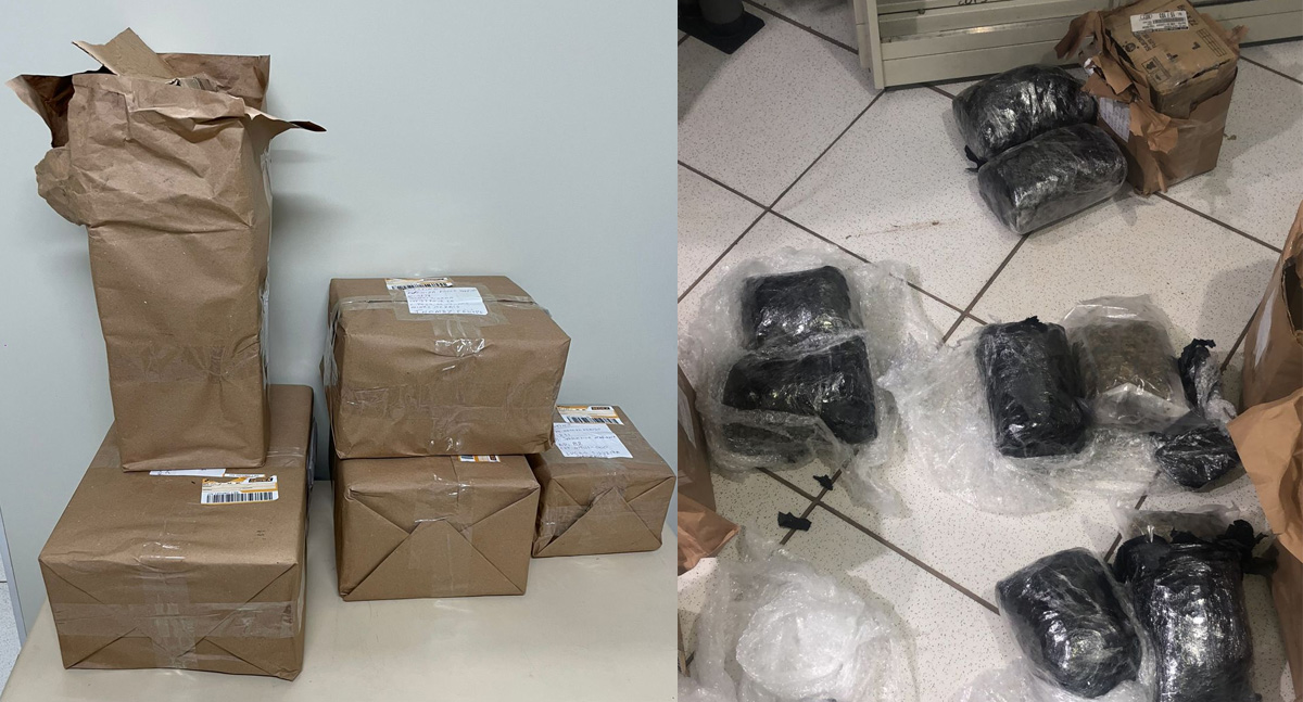 Menores são abordadas pela PF ao enviarem drogas pelos Correios