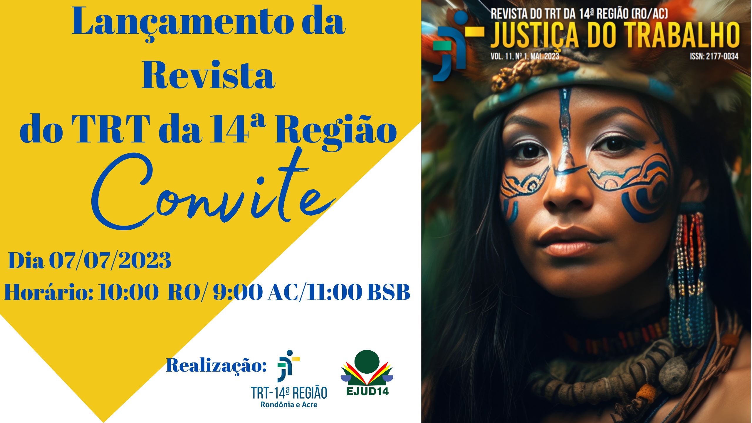 Escola Judicial lançará mais uma edição da Revista Eletrônica do TRT-14