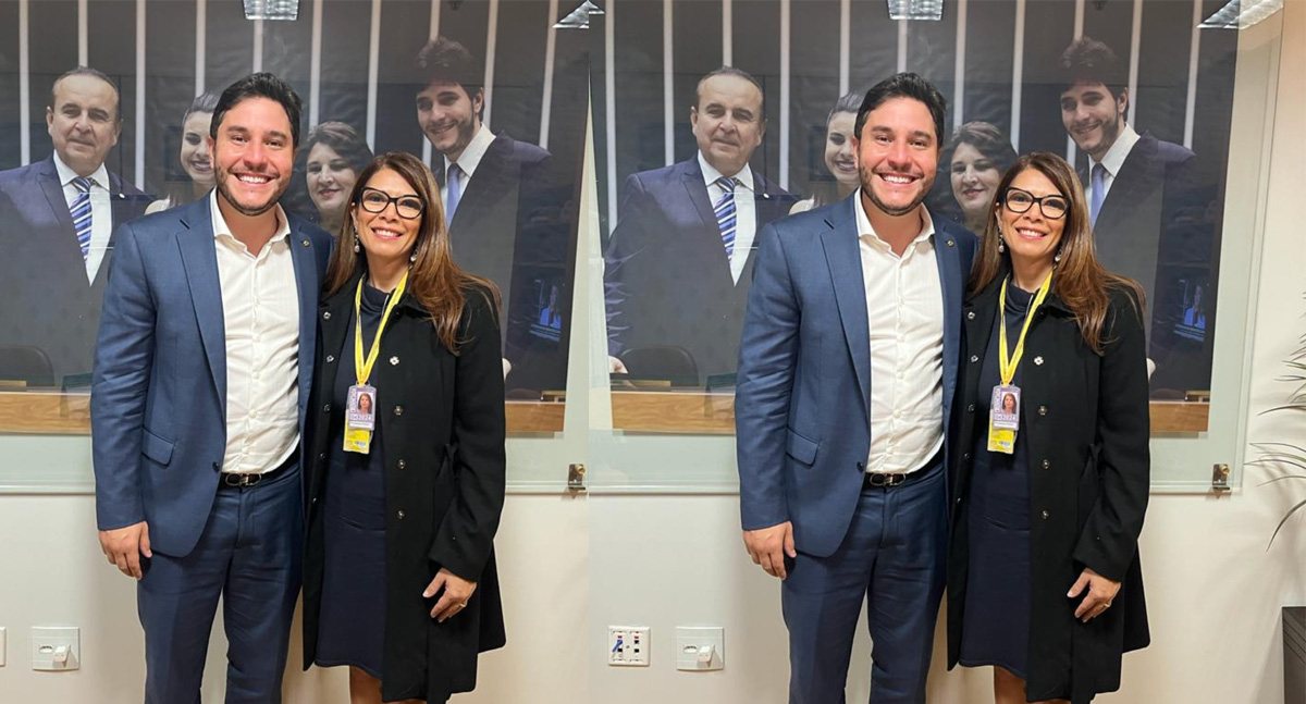 Ameron realiza reunião institucional com o deputado Maurício Carvalho, líder da bancada de Rondônia, em Brasília (DF)