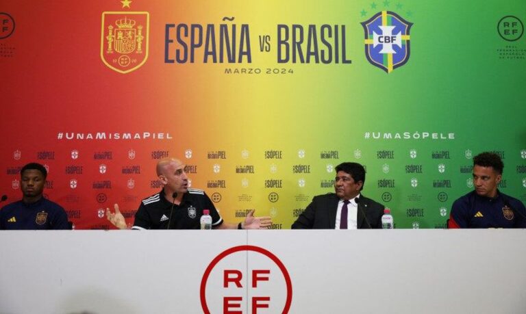Federação Espanhola e CBF lançam movimento antirracista "Uma só pele"