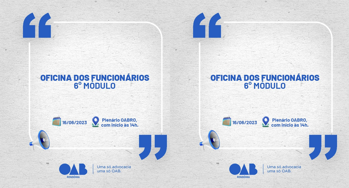 OABRO encerra expediente ao meio-dia nesta sexta-feira devido a oficina com colaboradores