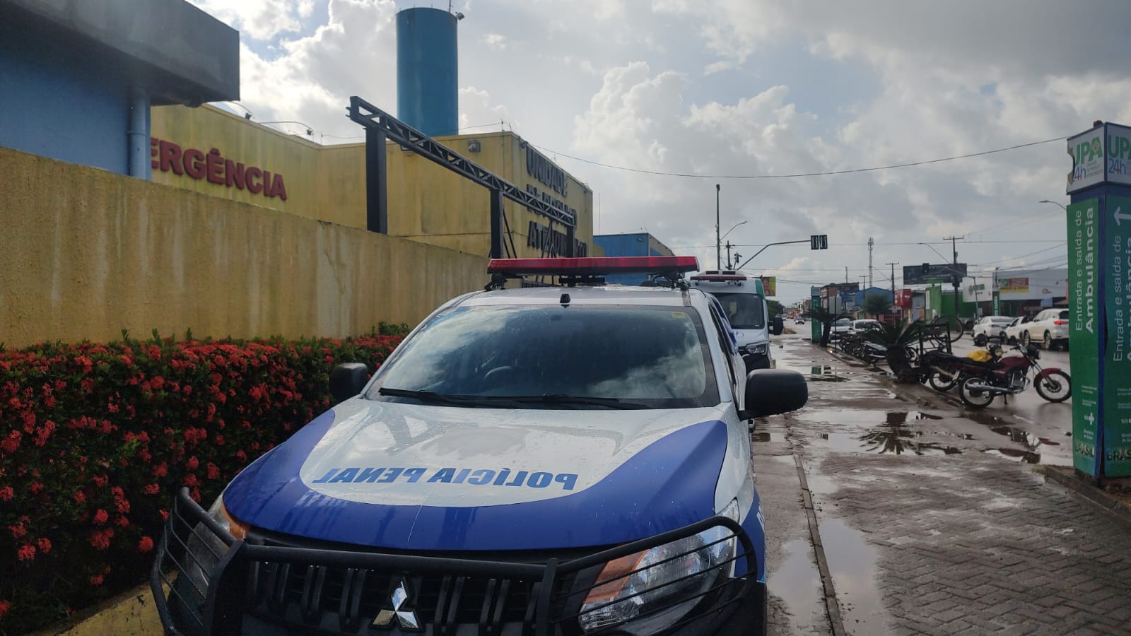 URGENTE: Apenado é baleado na cabeça no presídio Urso Branco