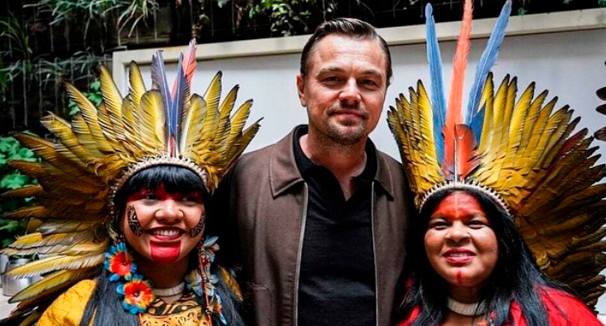 Leonardo DiCaprio junta-se com indígenas e pede que o ‘Senado’ derrube o marco temporal - News Rondônia