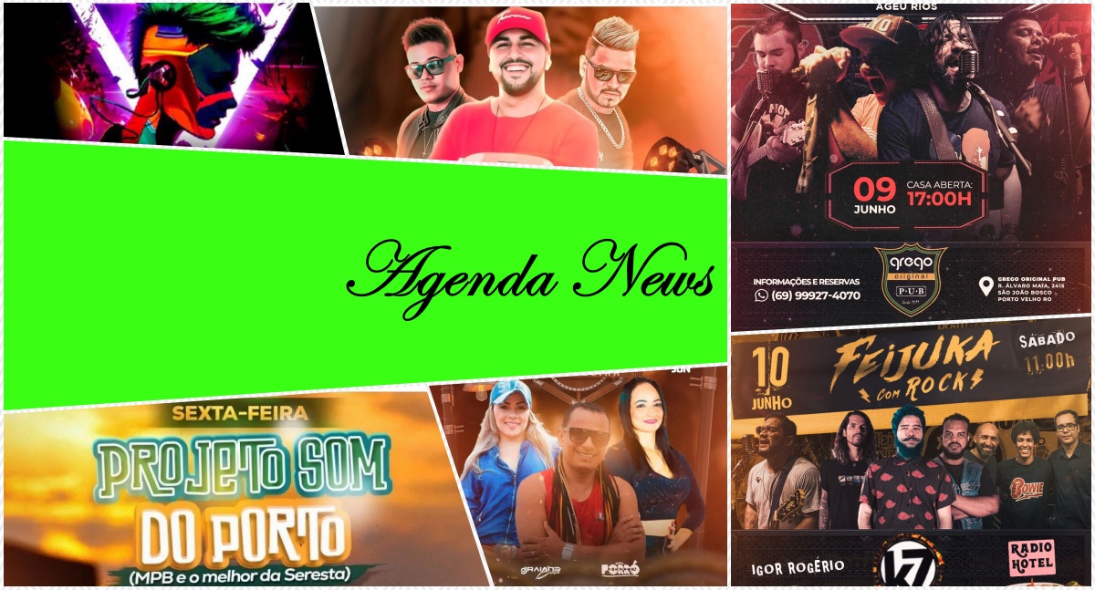 Coluna Agenda News: Fim de semana será de música, gastronomia e cosplay, por Renata Camurça - News Rondônia