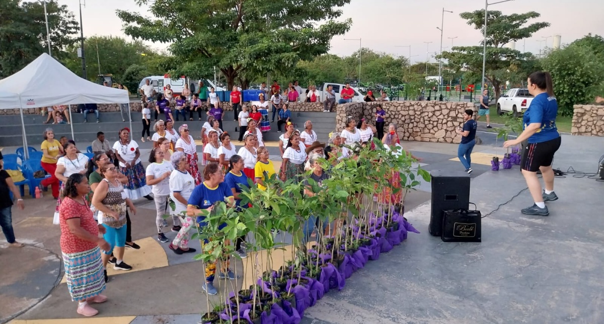 Evento no Parque da Cidade promove campanha de conscientização sobre a violência contra a pessoa idosa
