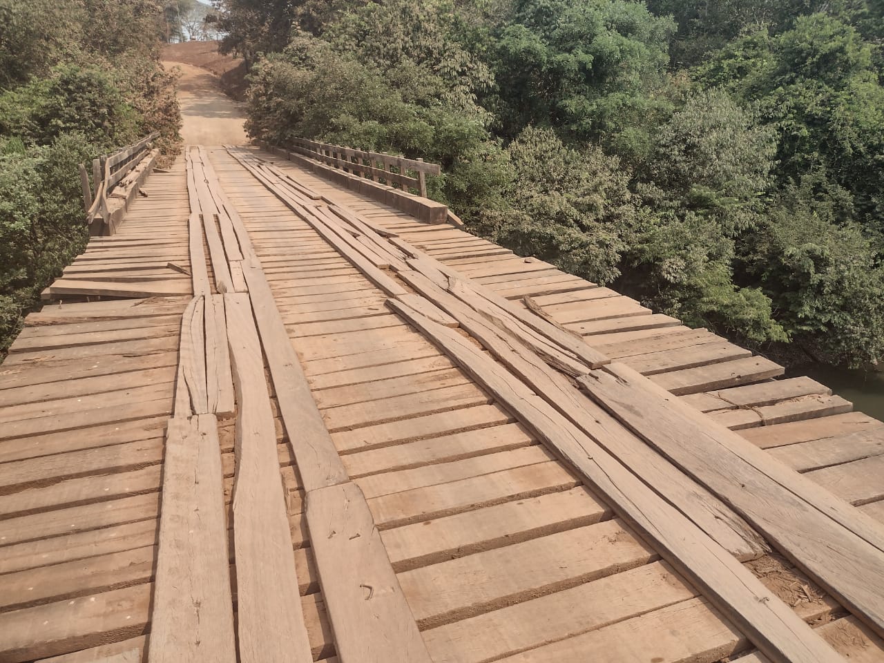 Ponte sobre o Rio das Garças, na Bacia Leiteira, será interditada para manutenção - News Rondônia