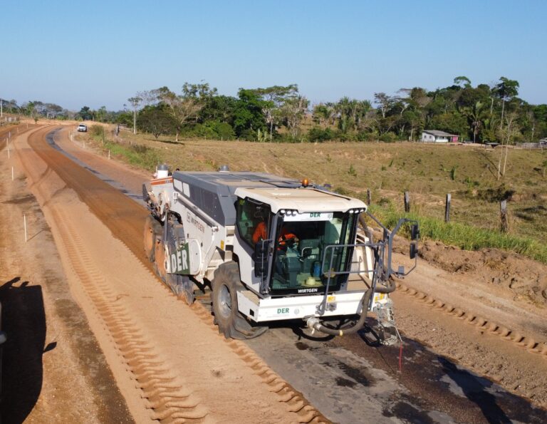 Rodovia-460 em Buritis tem avanço na obra de recuperação asfáltica - News Rondônia