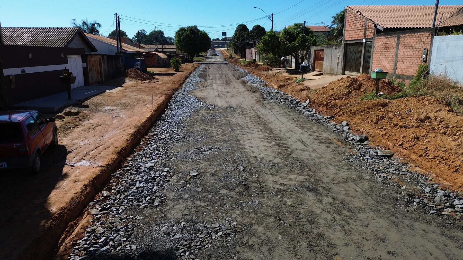 Prefeitura segue com obras de preparação de ruas