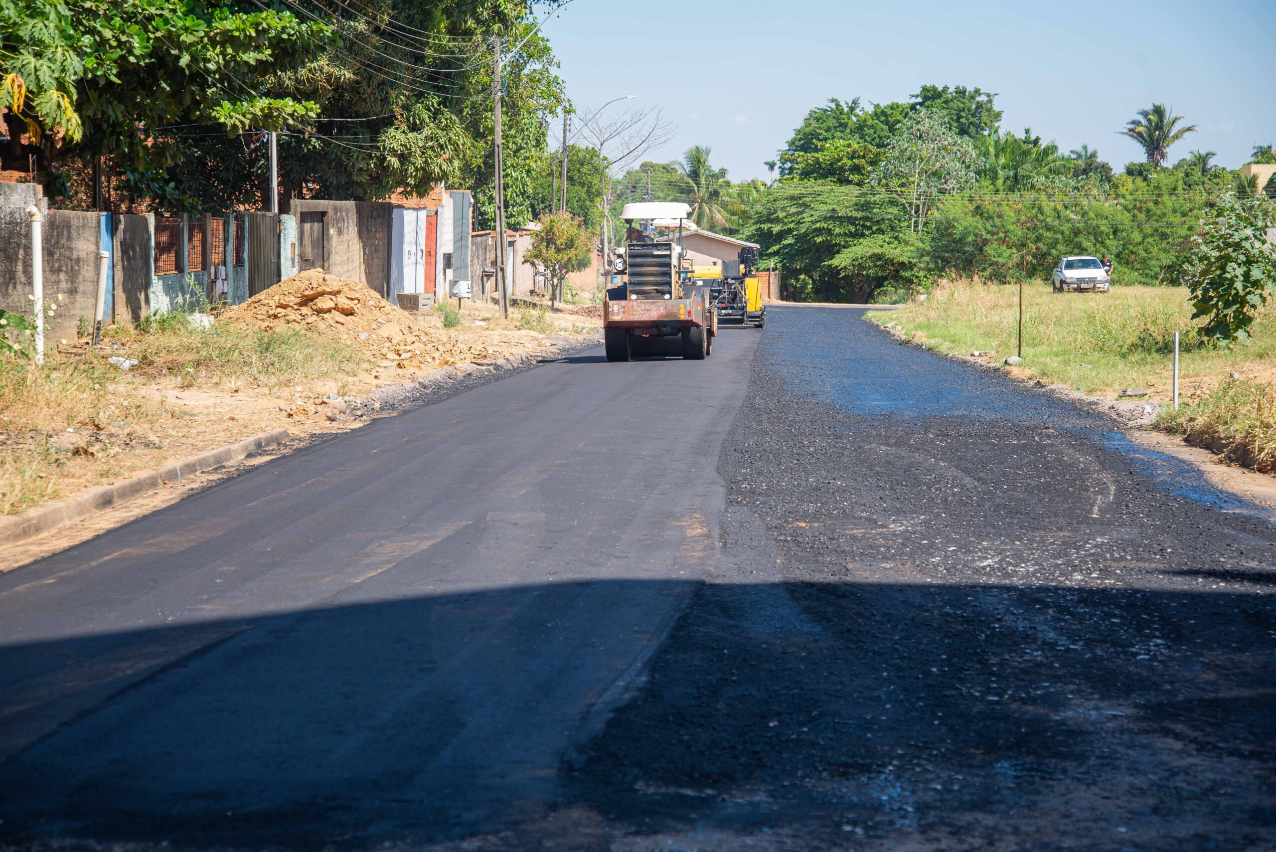 Prefeitura retoma obras de pavimentação