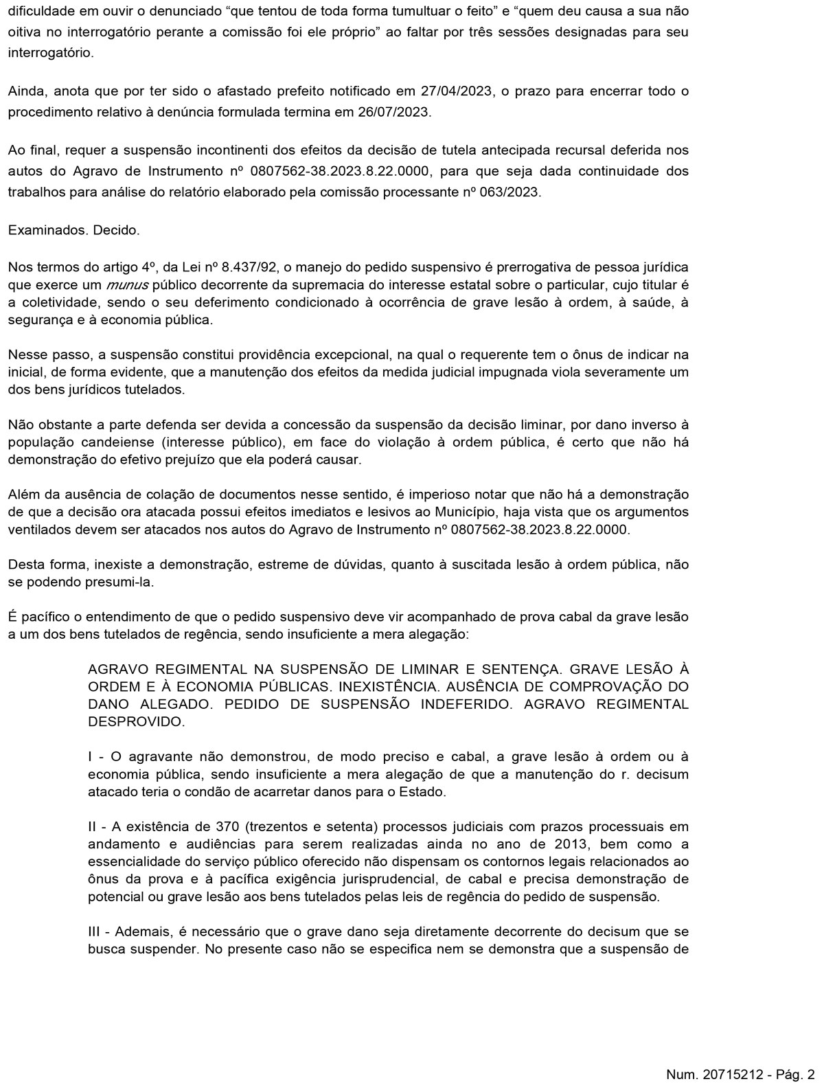 Câmara Municipal de Candeias tem mais um pedido indeferido pelo TJ-RO - News Rondônia