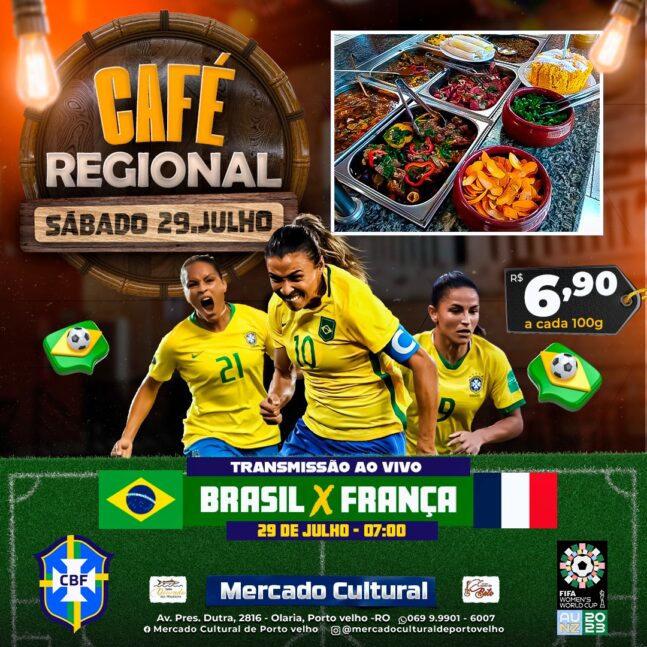 PROJETO VERÃO - Eventos gastronômicos, shows e transmissão da Copa do Mundo Feminina FIFA no Mercado Cultural - News Rondônia