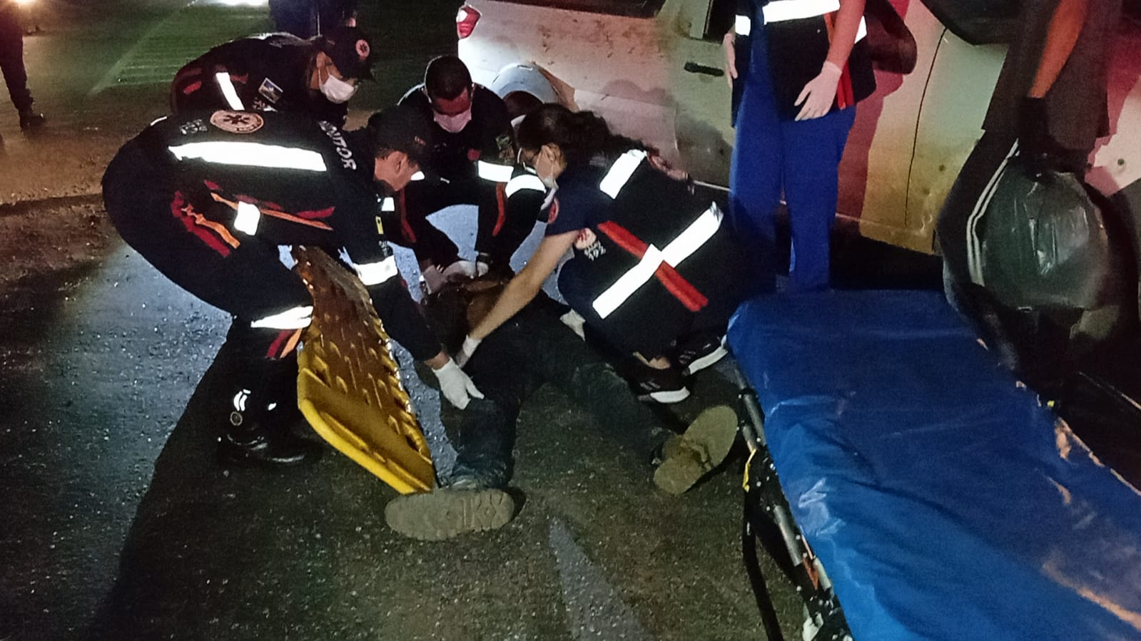 Andarilho é atropelado por carro na BR-364 em Porto Velho