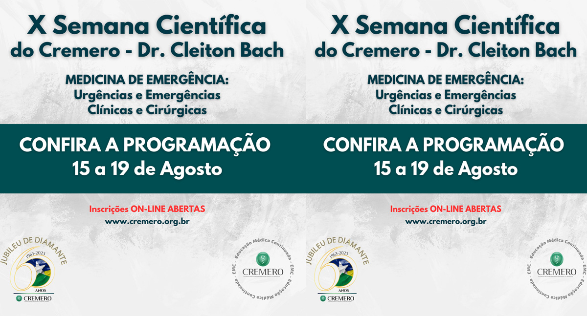 Cremero publica programação da X Semana Científica
