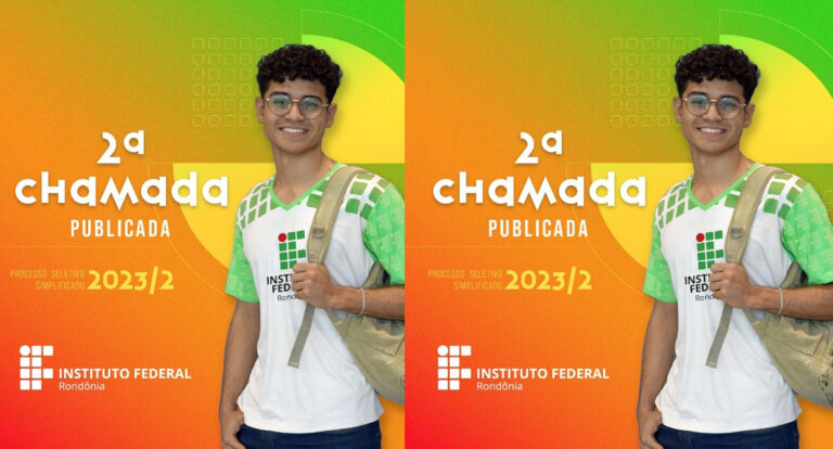 2ª chamada do Processo Seletivo do IFRO convoca novos aprovados para matrícula