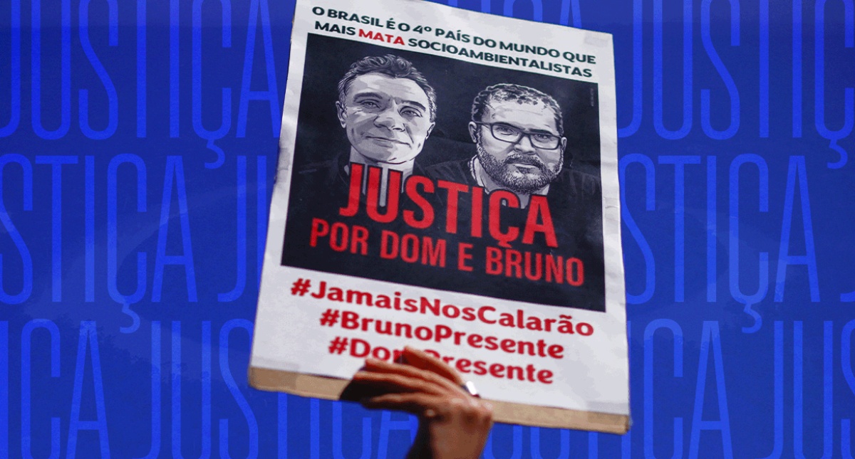 Acusados de matar Bruno e Dom ficam em silêncio durante audiência