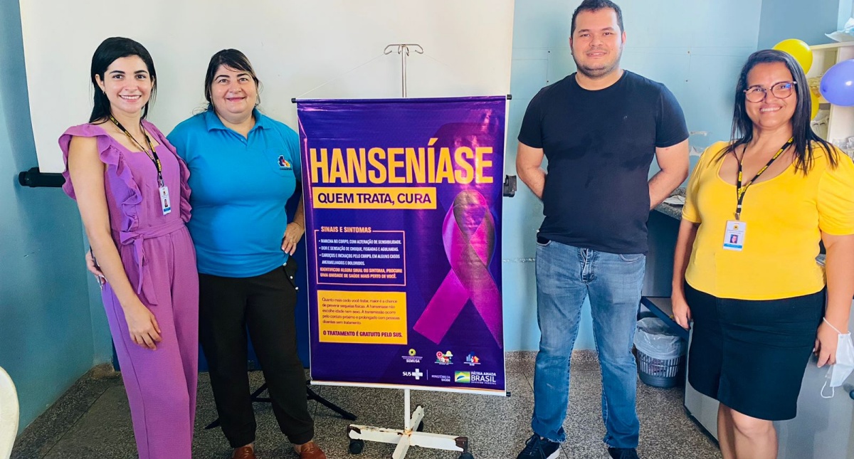 Saúde realiza ação de conscientização e combate à hanseníase em Jaci-Paraná
