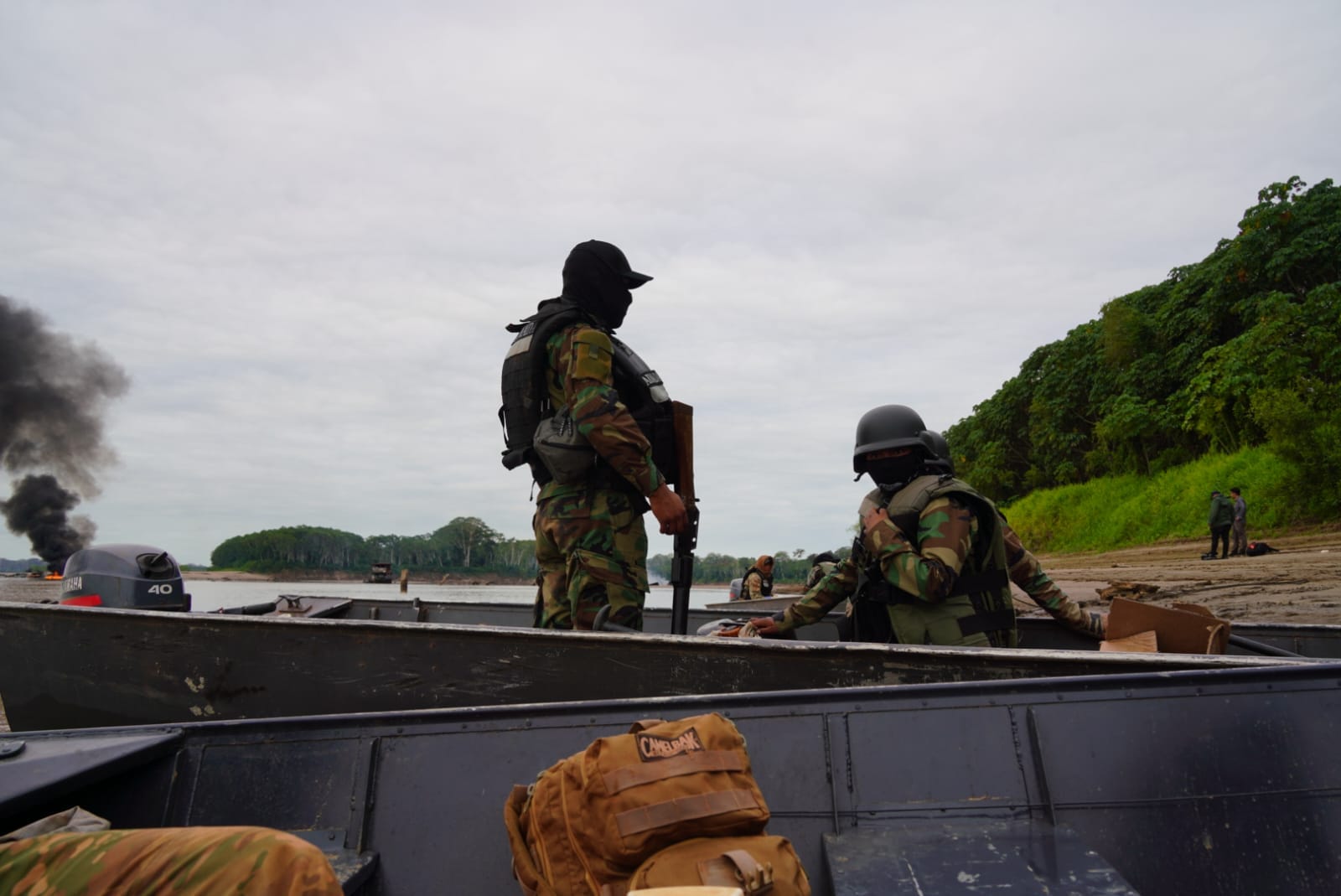 No vizinho Beni, ação policial destrói e desarticula garimpo ilegal no rio Madre de Dios - News Rondônia