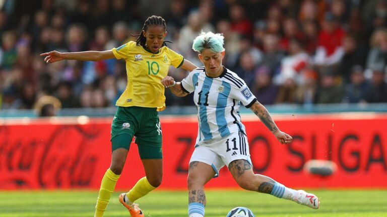 Copa feminina Argentina e África do Sul empatam em jogo movimentado