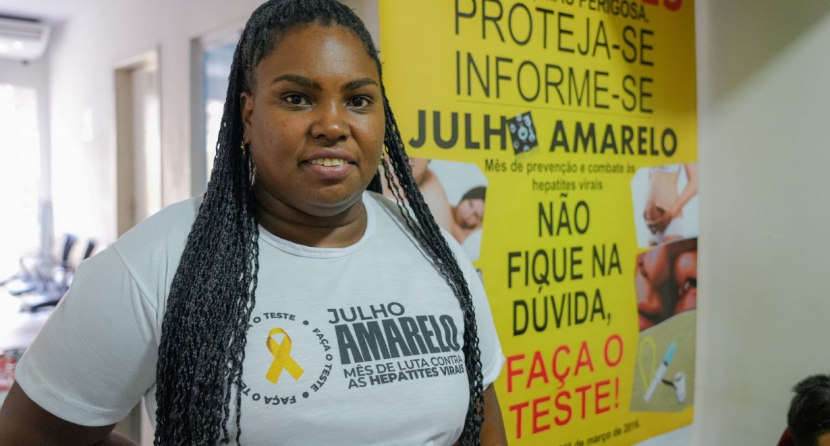 USF Ernandes Índio realiza ação alusiva ao mês de luta contra as hepatites virais