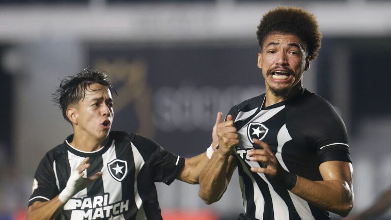 Líder Botafogo mostra força e arranca empate com Santos no Brasileiro