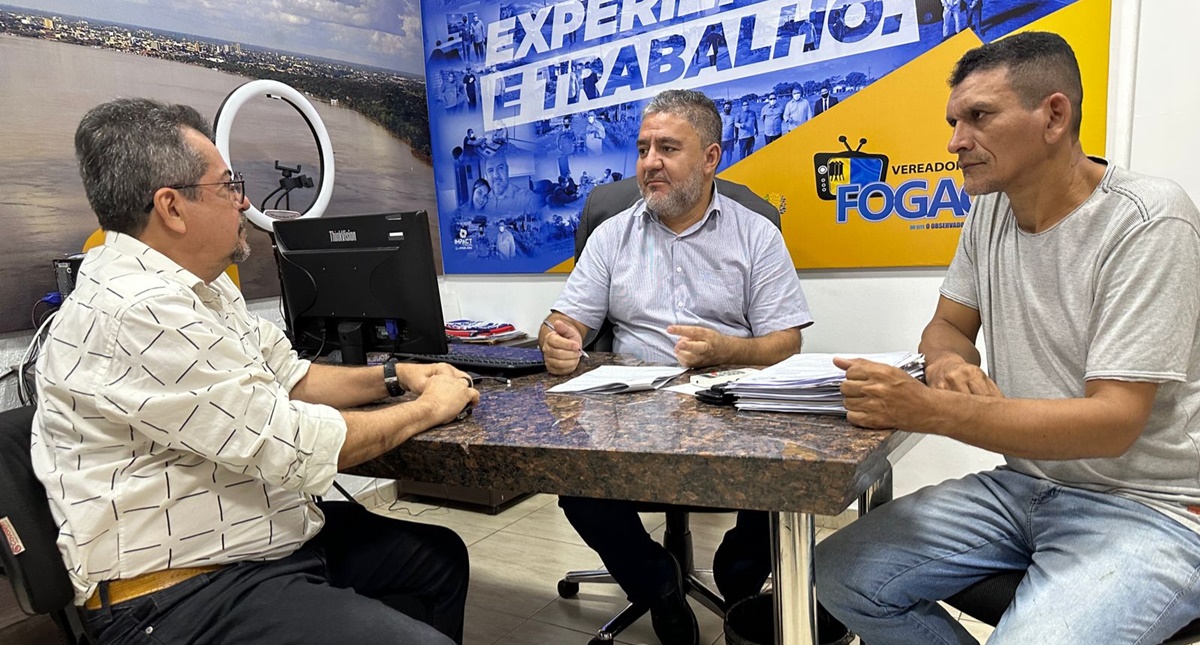 Professores buscam apoio do vereador Everaldo Fogaça para resolver disparidade salarial de monitores