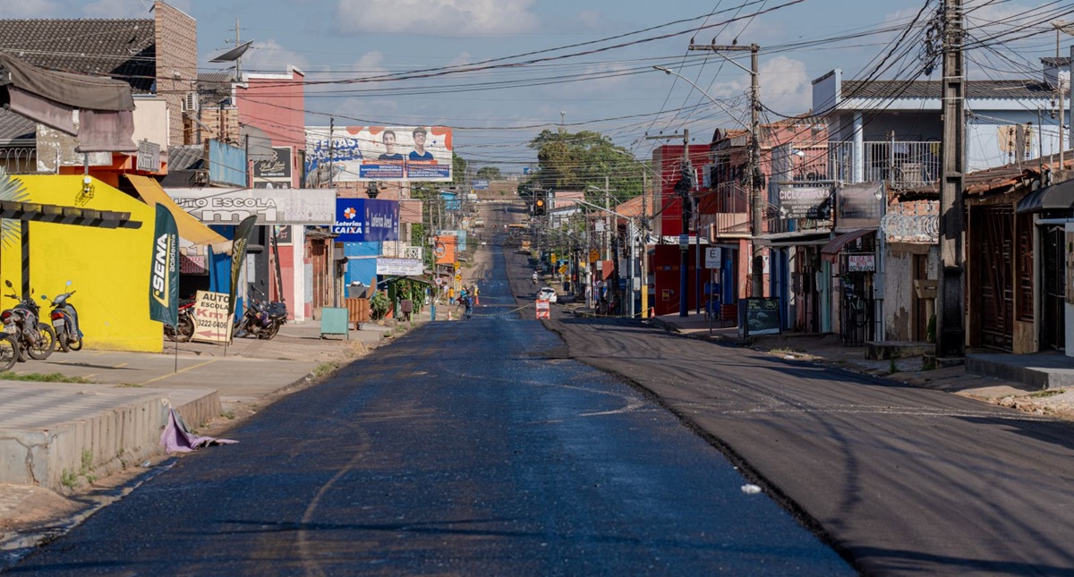 Recapeamento na avenida Campos Sales chega à fase final