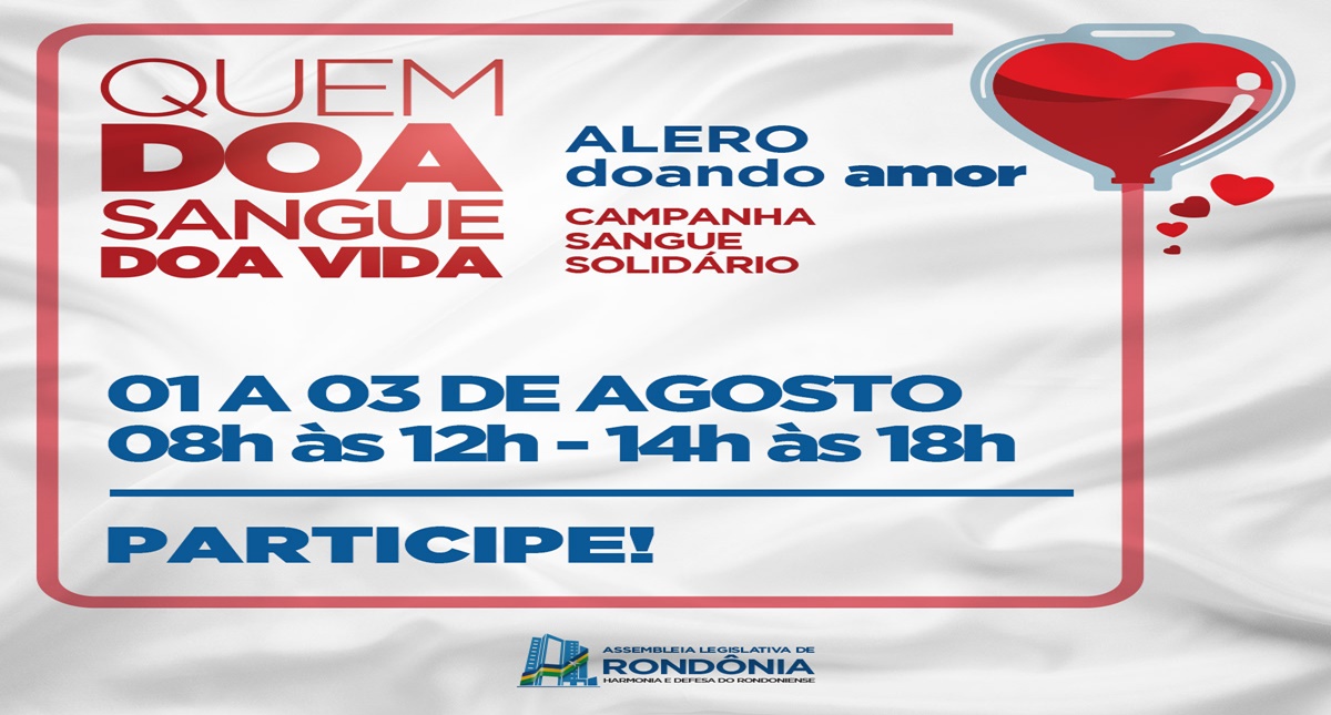 Alero promoverá campanha de doação de sangue