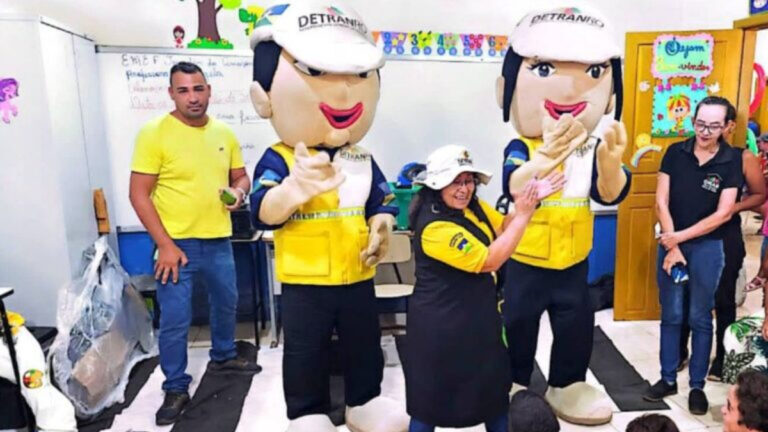Detran promove ação educativa em parceria com escola e associações de Porto Velho